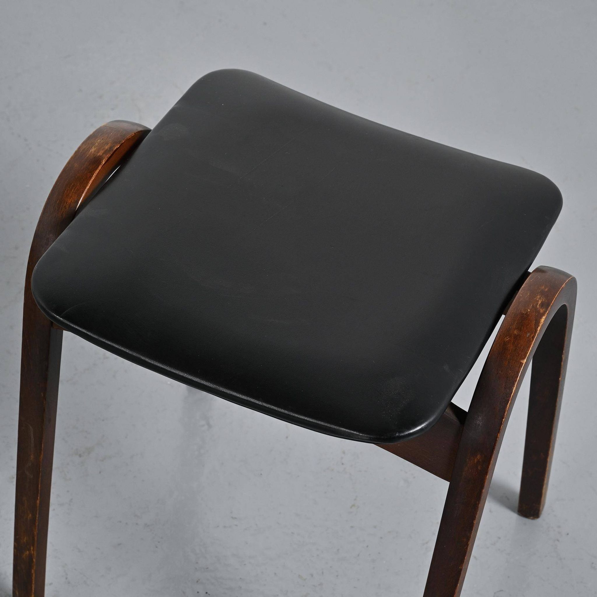 Pair of stools by Isamu Kenmochi for Akita Mokko, Japan circa 1960.