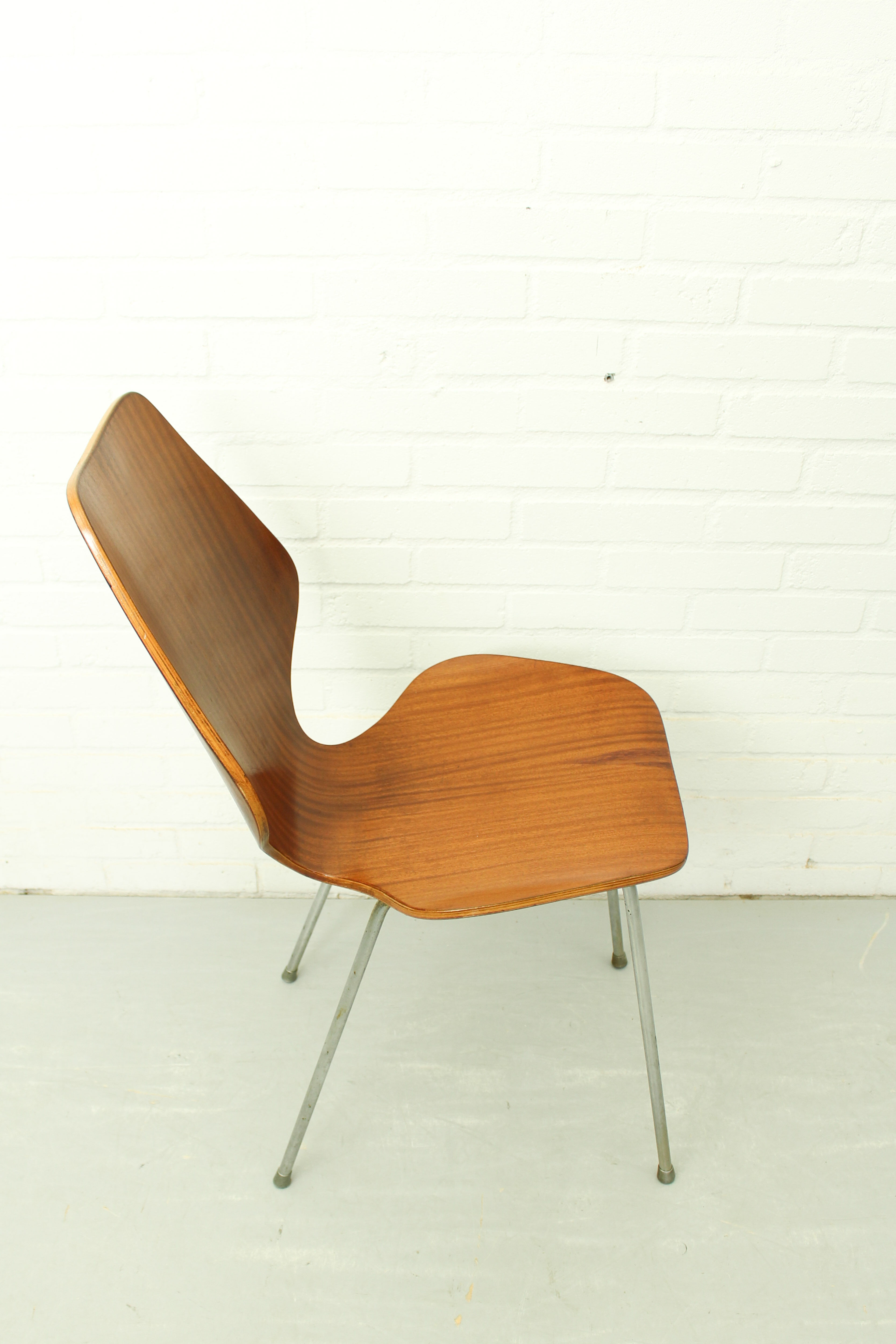 Set de 8 chaises de salle à manger par Herbert Hirche, Jofy Stalmobler, Danemark Années 1950