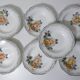 Digoin sarreguemines 7 deep plates odile