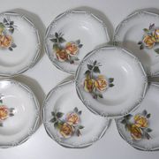 Digoin sarreguemines 7 assiettes creuses odile