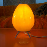 Orange egg table lamp