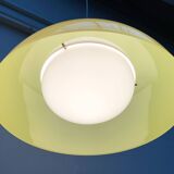 Suspended lamp model KD6 space age from the mid-century by Achille and Pier Giacomo Castiglioni for Kartell, 1960s.