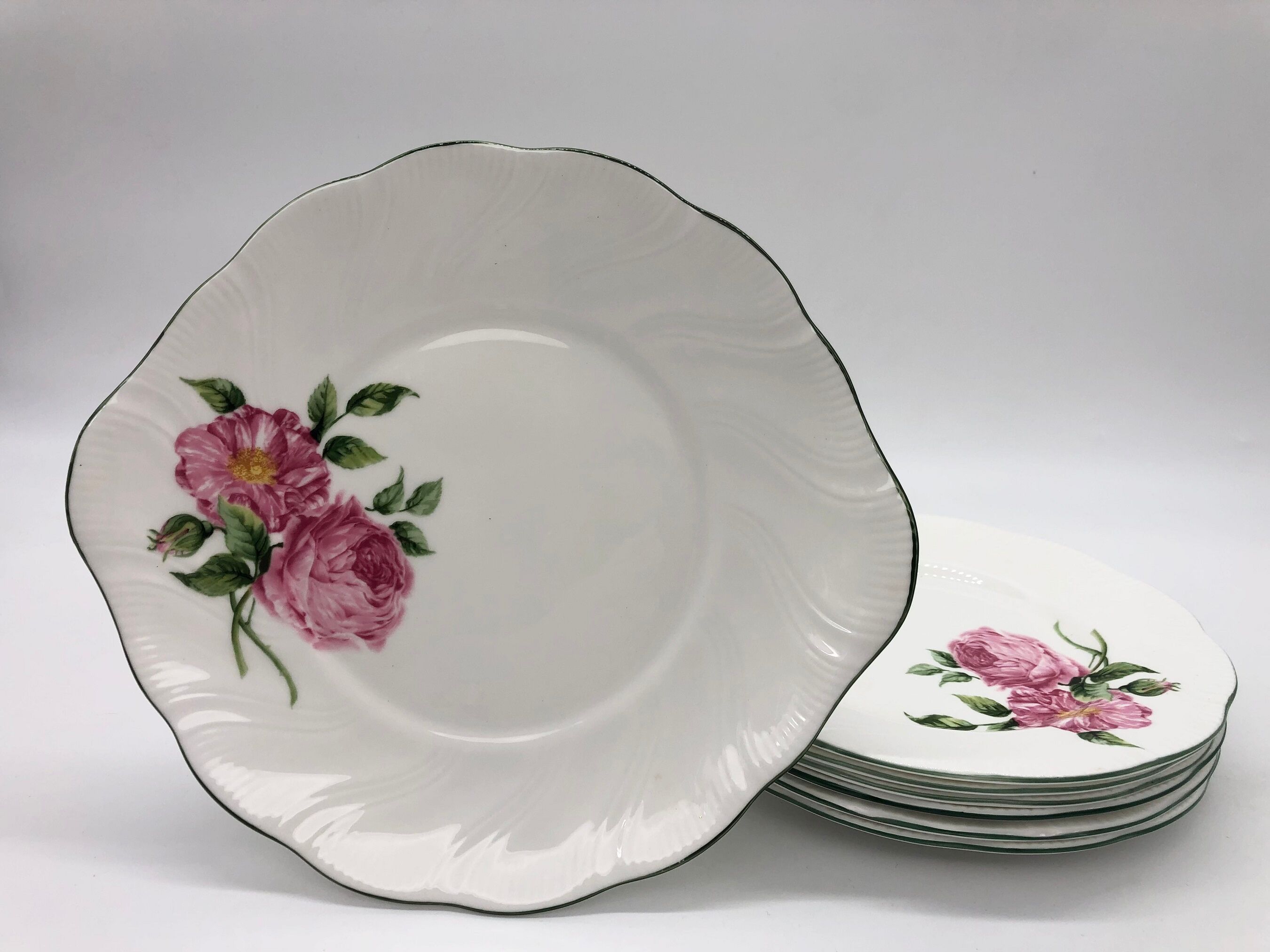 Dessert service, main course and six plates "the national trust – england"
