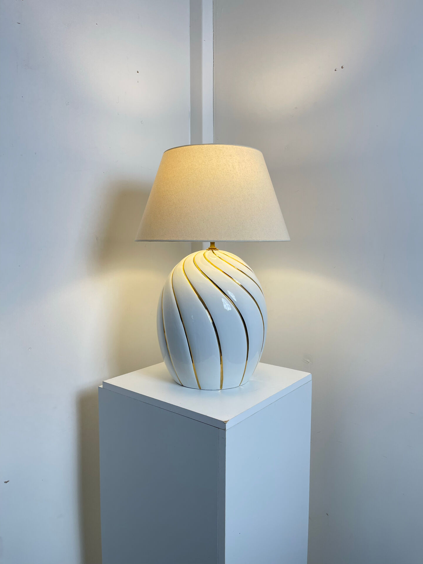 Lampe en céramique Italie 1970