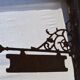 Cast iron trade sign