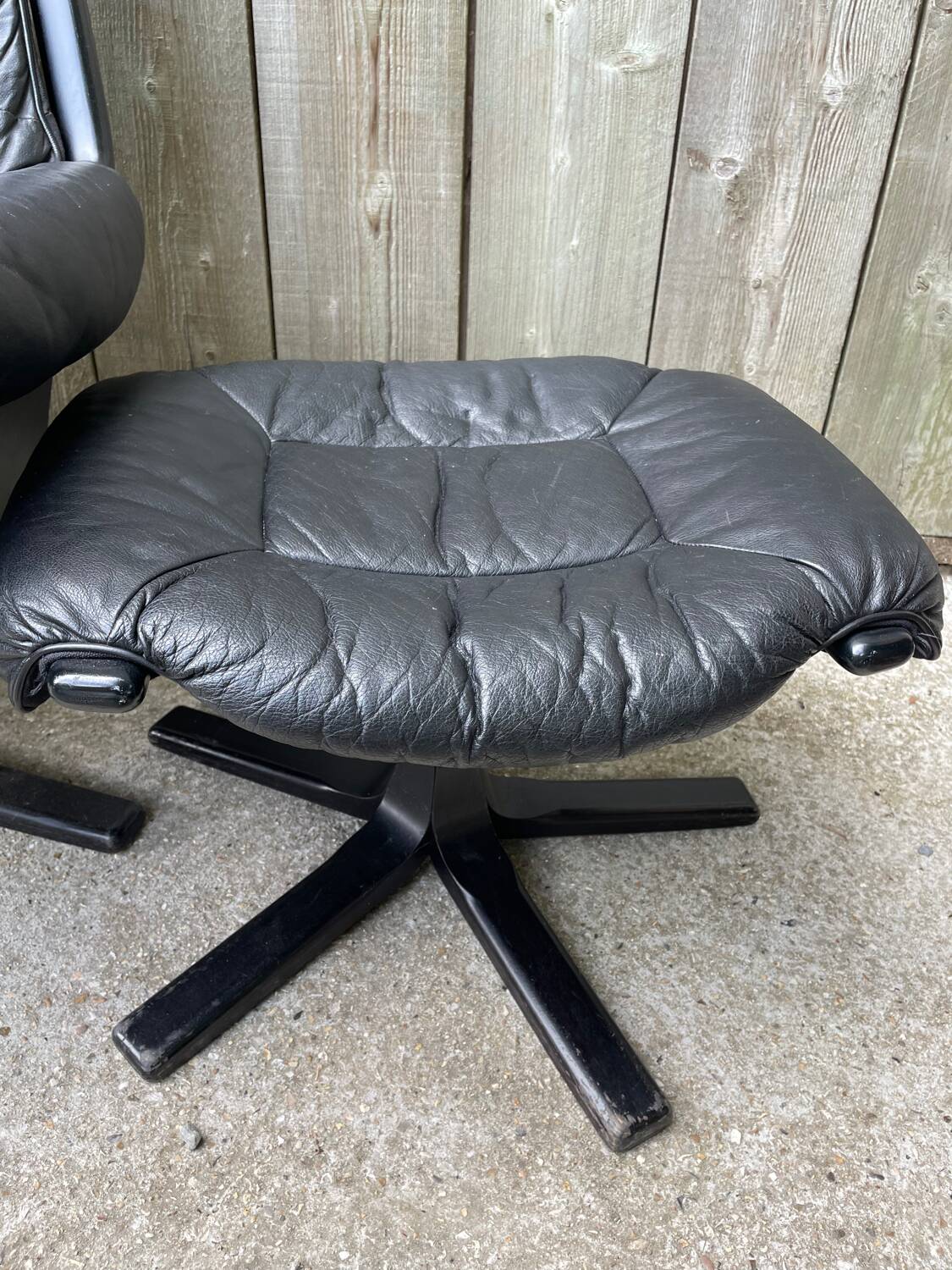 Armchair and footstool Möbel Sweden