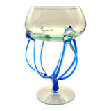 Blown crystal jellyfish bowl, creation by Vessiere at Baccarat.