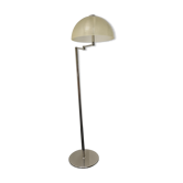 Lampadaire vintage en métal et résine synthétique