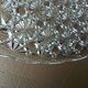 Vintage chiseled glass pendant light