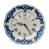 Old pendulum/wall plate earthenware moulin des loups, circa 1970's