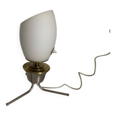 Lampe tripode en opaline, 1960