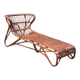 vintage rattan chaise longue 1970 Viggo Boesen