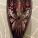 Ruby red cut Bohemian crystal vase - Bohemia Crystal