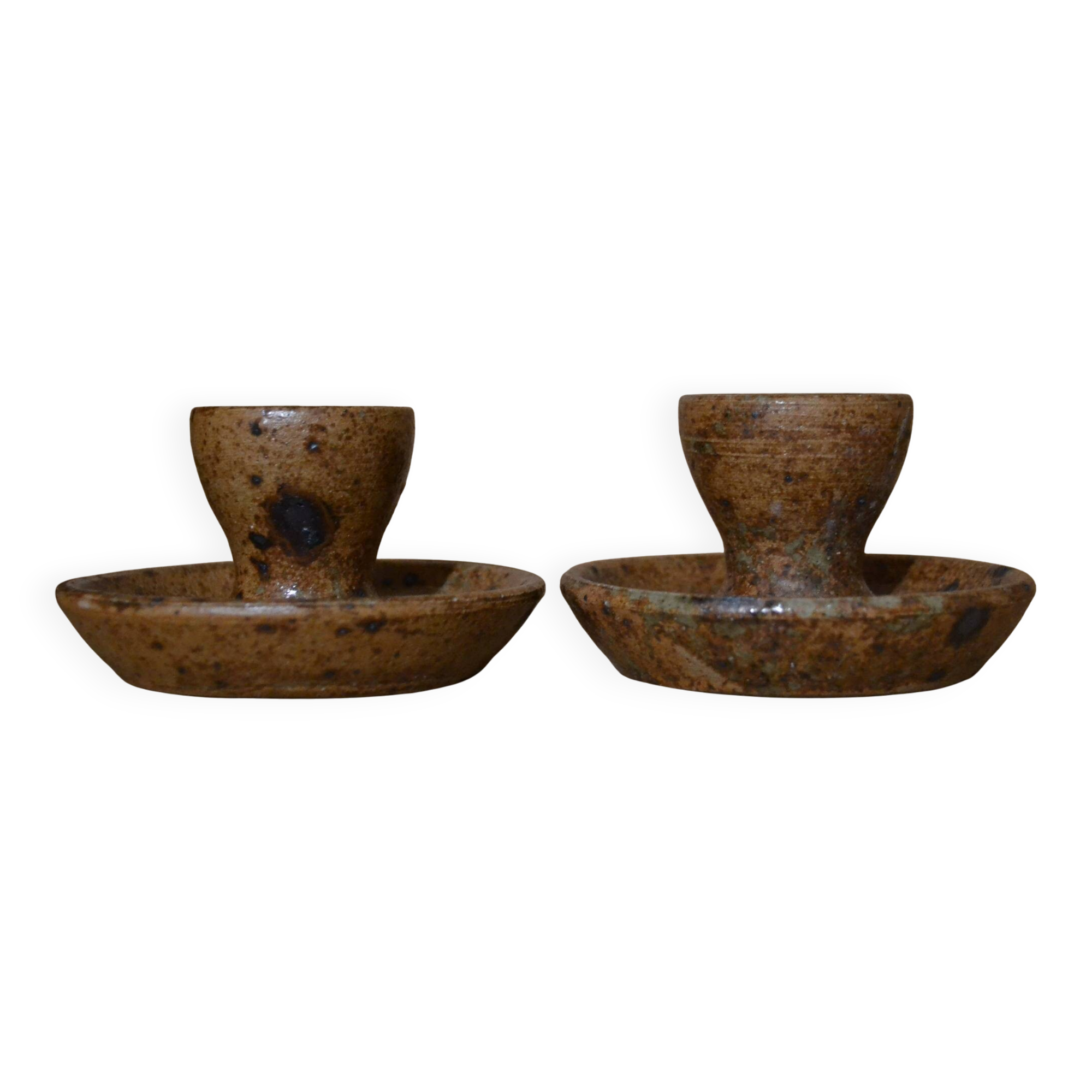 Set of 2 stoneware egg cups