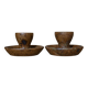 Set of 2 stoneware egg cups