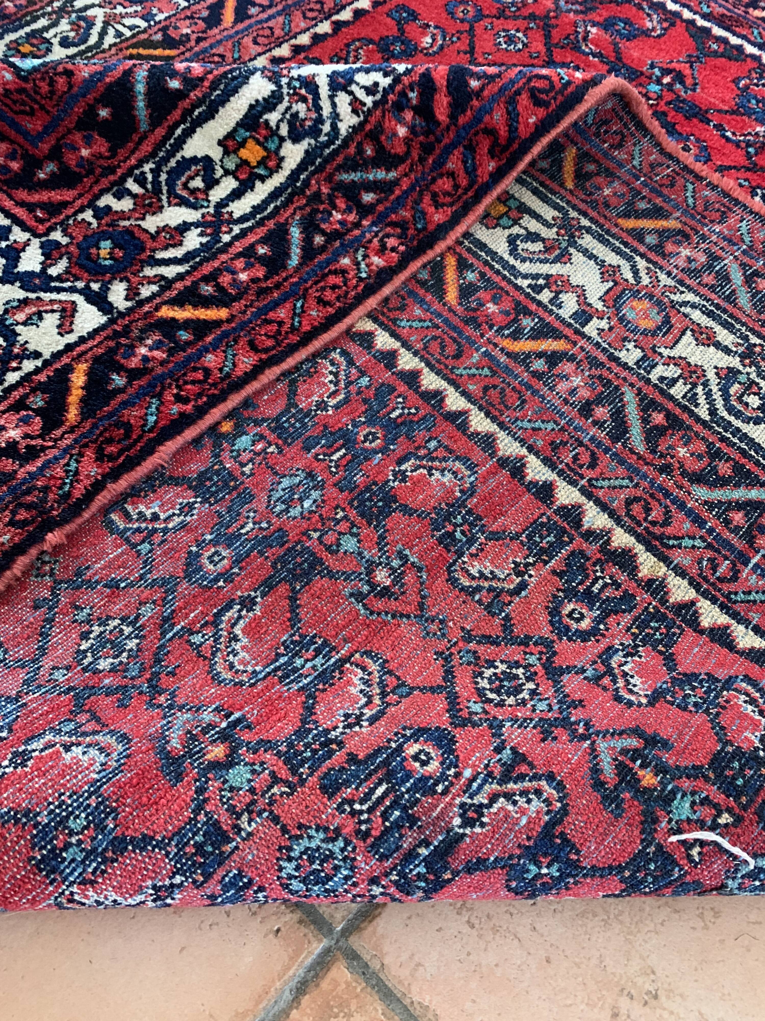 Persian carpet hamadan 204x144 cm