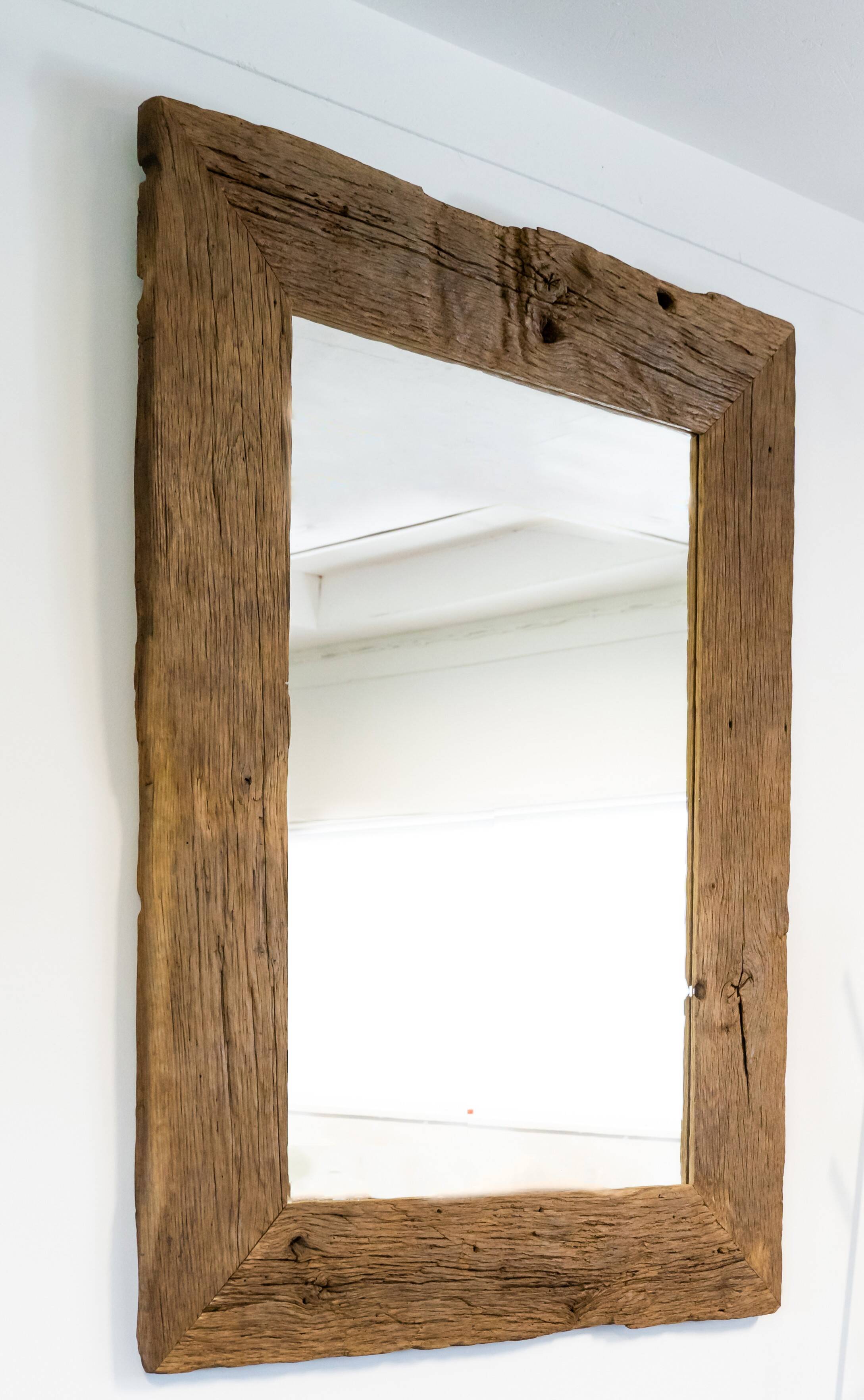 Miroir en chêne massif