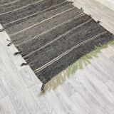 Handmade wool Berber rug 260 X 110 CM