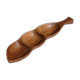 Plat haricot à apéritif en bois