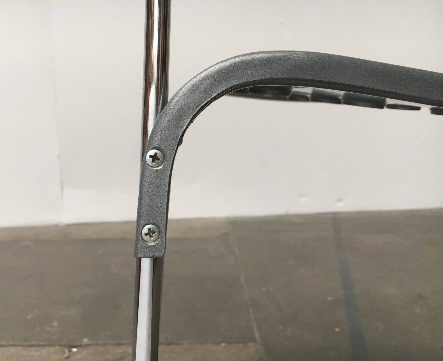 Omkstack Postmodern Chair from the vintage space age by Rodney Kinsman for Bieffeplast