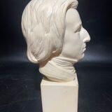 Man's face in plaster