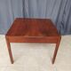 Vintage walnut table with 2 drawers