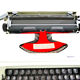 Hermes baby S typewriter - revised with new ribbon