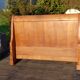 19th century walnut roller boat bed