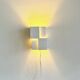 Geometric Square Wall Lamp By J.J.M. Hoogervorst For Anvia Nederland, The Netherlands, 1960S