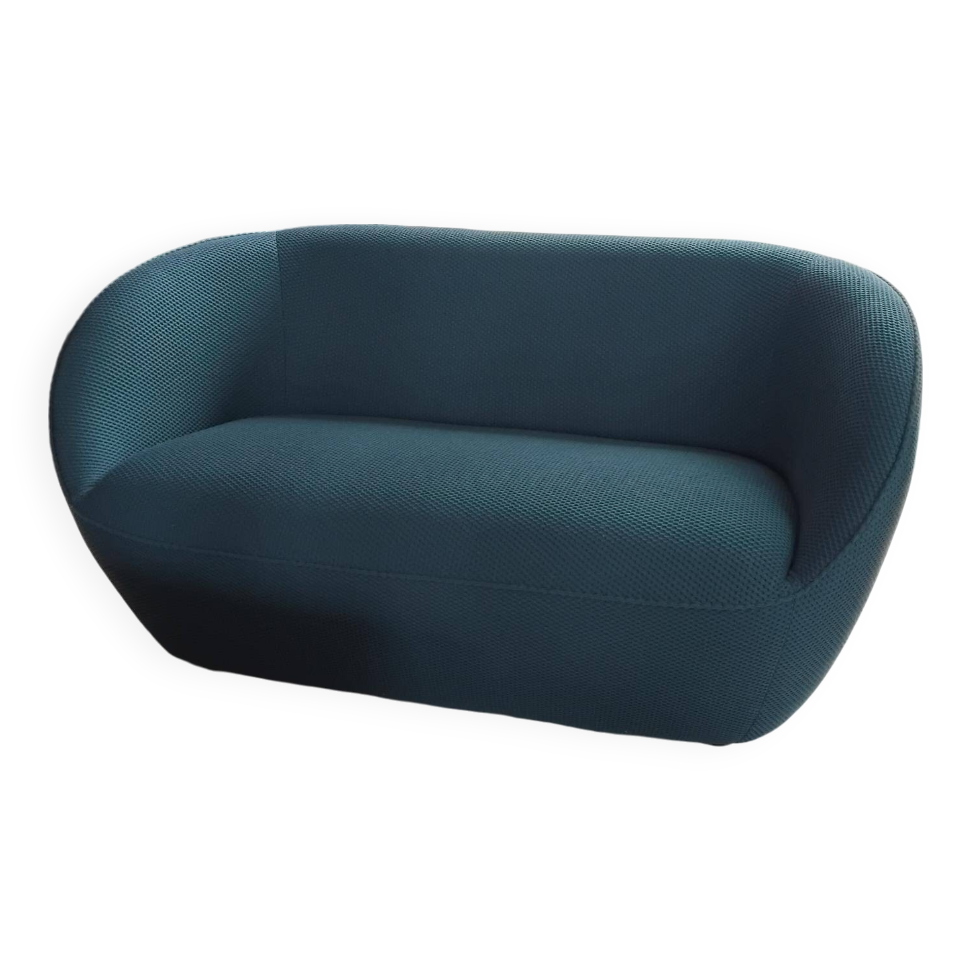 Orso - Canapé d'angle gauche en velours - Couleur - Vert eucalyptus