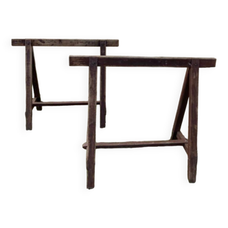 Pair of workshop trestles