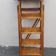 Old and very beautiful restored wooden stepladder 1920/40