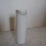 Small vase in white and grey marble