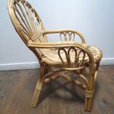 Armchair in rattan for child