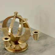 Swedish Brass Candelabra by Arthur Pe Kolbäck