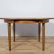 Mid-Century Round Extendable Dining Table and Chairs from McIntosh, 1960s, Set of 5