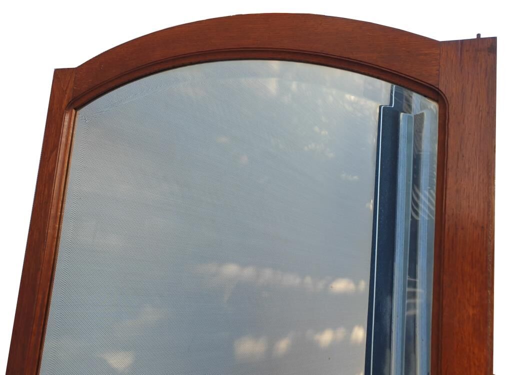 Art Deco door bevelled mirror