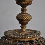 Bougeoir en bronze ajouré style Gothique