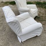 Pair of armchairs 1940 rocking-chair