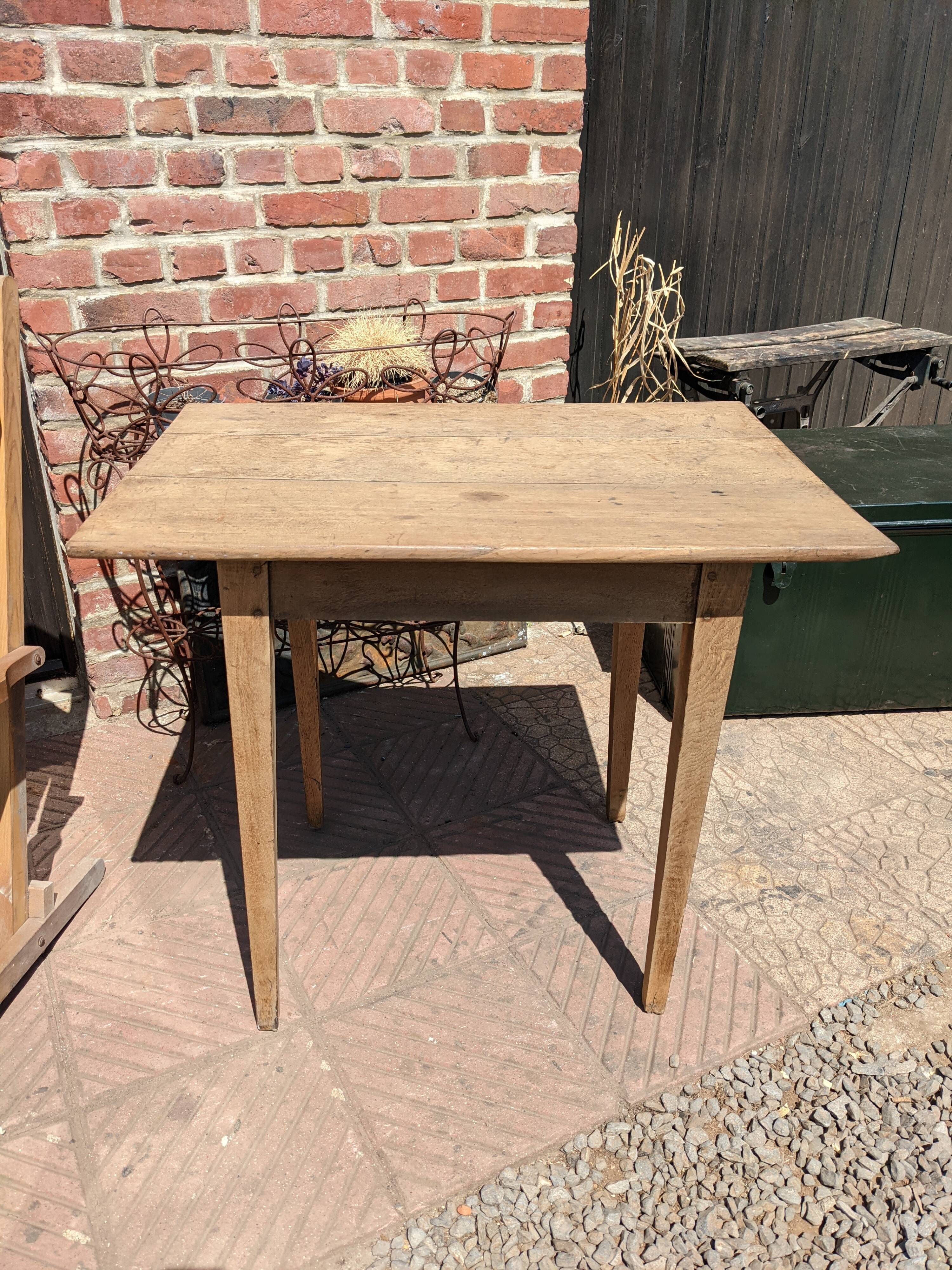 Small oak table