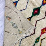 Handmade Moroccan Berber carpet 244 X 146 CM