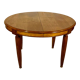 OVAL TABLE Art Deco period 1920 in solid oak, possibility of extensions