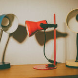 Lampe de bureau rouge