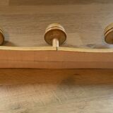 Pop-up Christmas 2022 -Coat rack 3 old wooden hooks