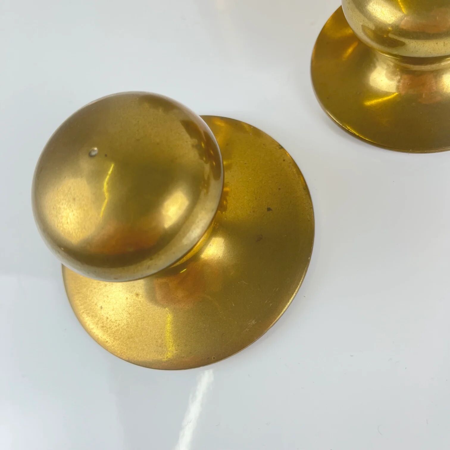 Set of 3 vintage brass boxes, 1960s-1970s