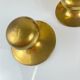 Set of 3 vintage brass boxes, 1960s-1970s