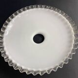 White opaline lampshade late 19th early 20th century