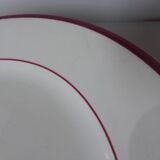 Vintage round plate from Gien model Jeannette 231110