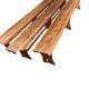 XL vintage wooden bench