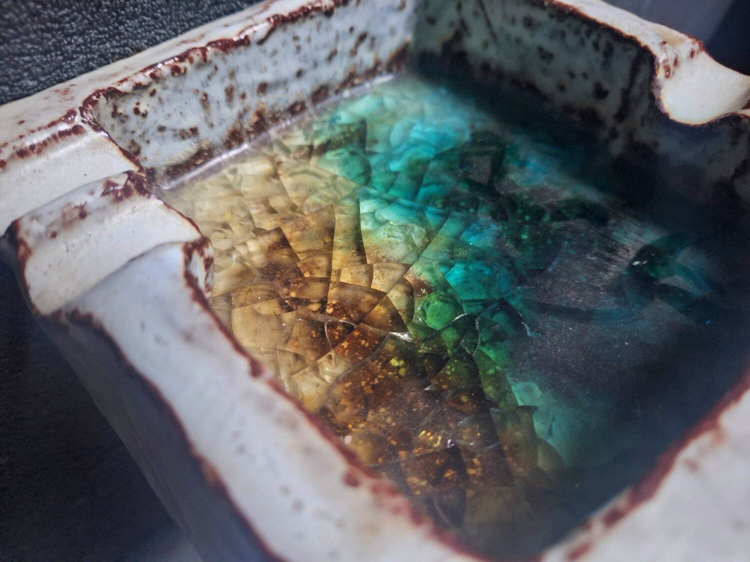 Mobach Utrecht ceramic ashtray, vintage pocket emptier